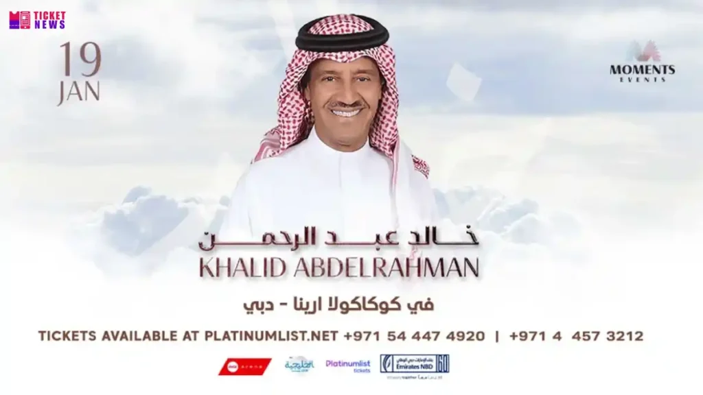 Khalid Abdelrahman Live Concert Tickets