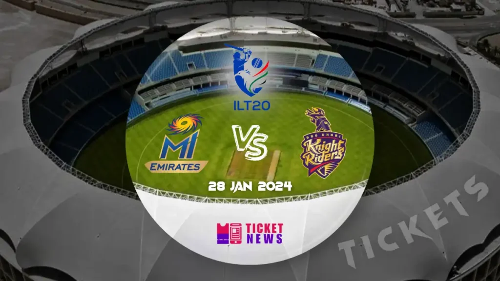 MI Emirates Vs Abu Dhabi Knight Riders Tickets