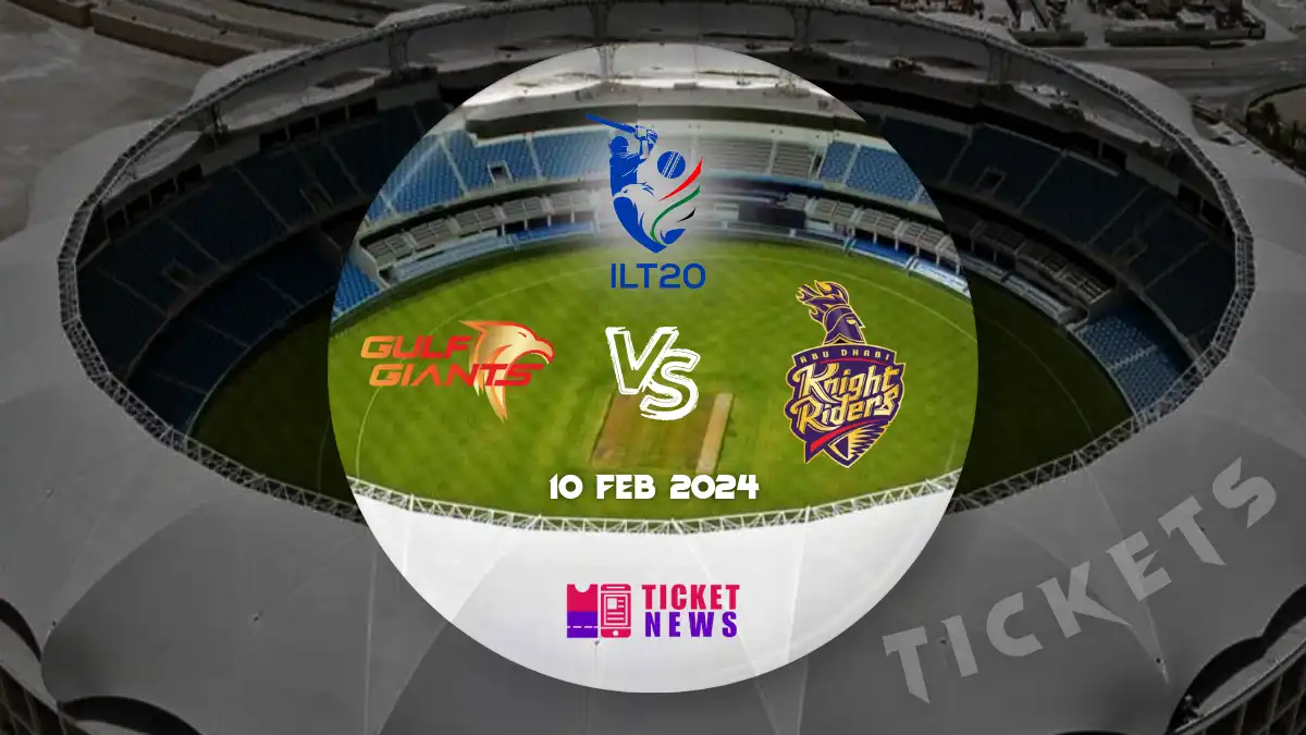 Gulf Giants VS Abu Dhabi Knight Riders Tickets