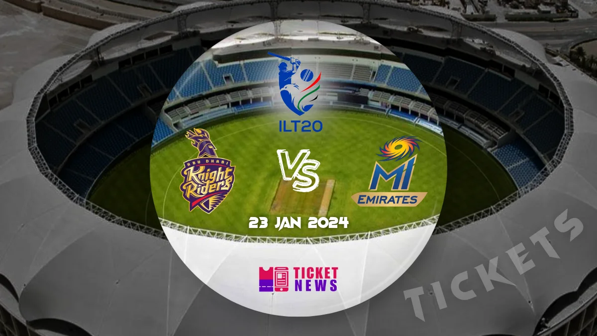 Knight Riders VS MI Emirates Tickets