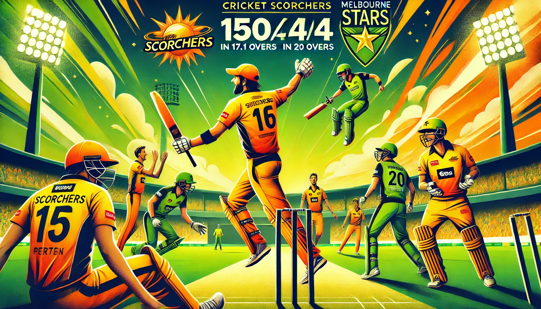Perth Scorchers Clinch 6 Wicket Victory Over Melbourne Stars