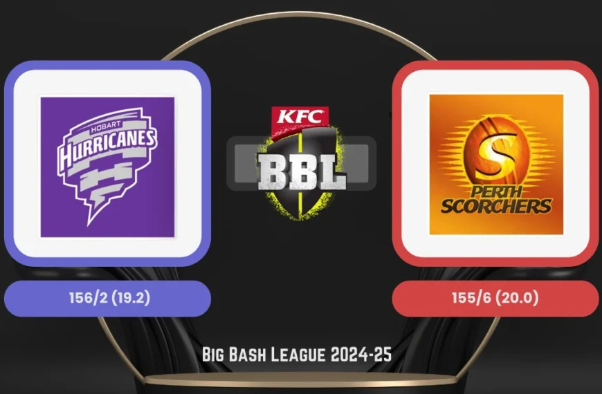 Hobart Hurricanes vs Perth Scorchers T20 7th Highlights