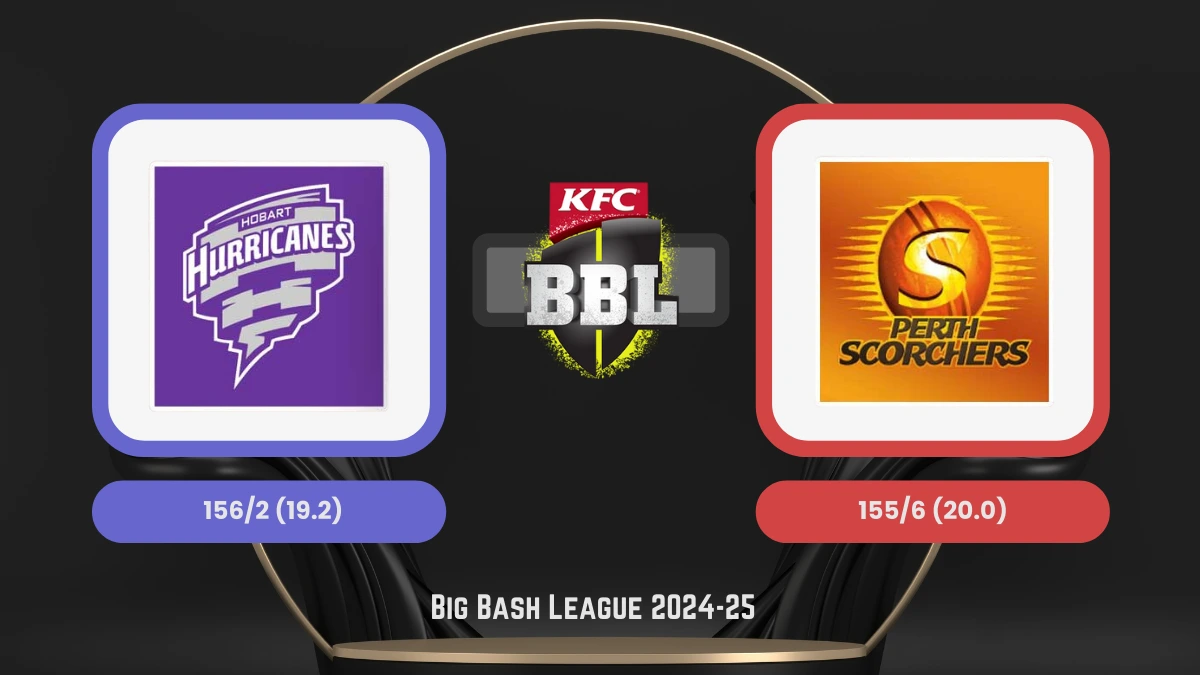 Hobart Hurricanes vs Perth Scorchers T20 7th Highlights