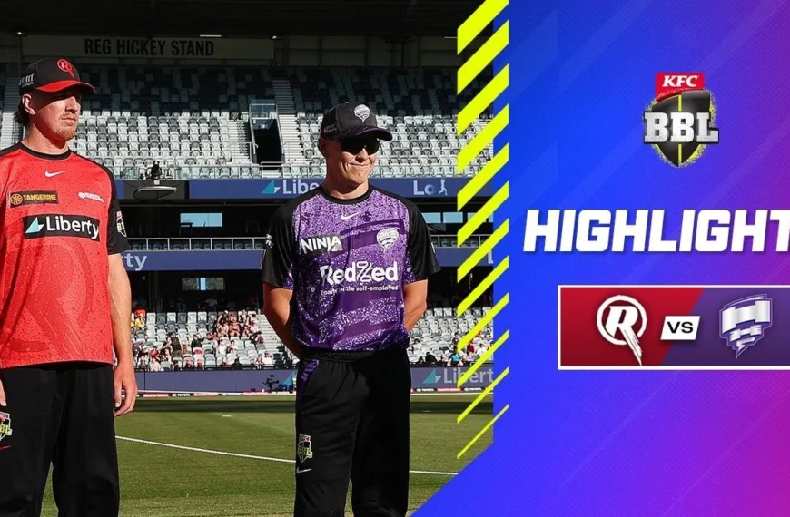 Melbourne Renegades v Hobart Hurricanes Match Highlights BBL14