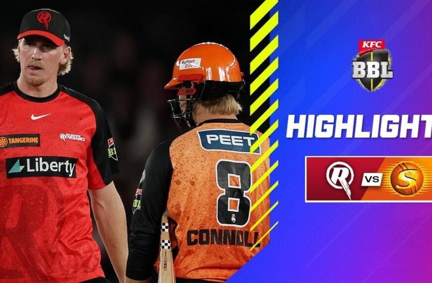 Melbourne Renegades vs Perth Scorchers, 10th Match Highlights