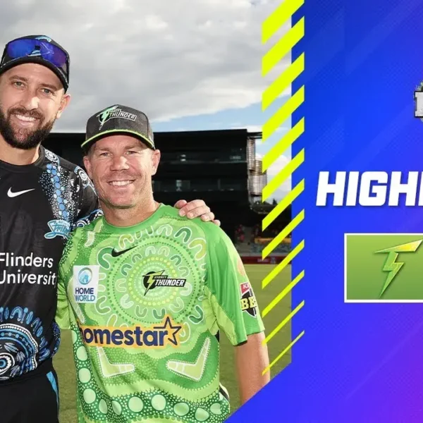 Thunder vs striker Match Highlights BBL
