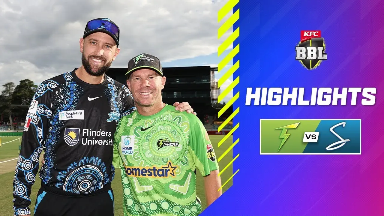 Thunder vs striker Match Highlights BBL