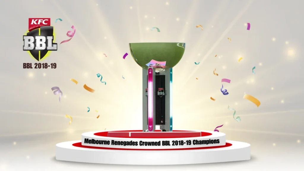 Melbourne Renegades Crowned BBL 2018-19 Champions