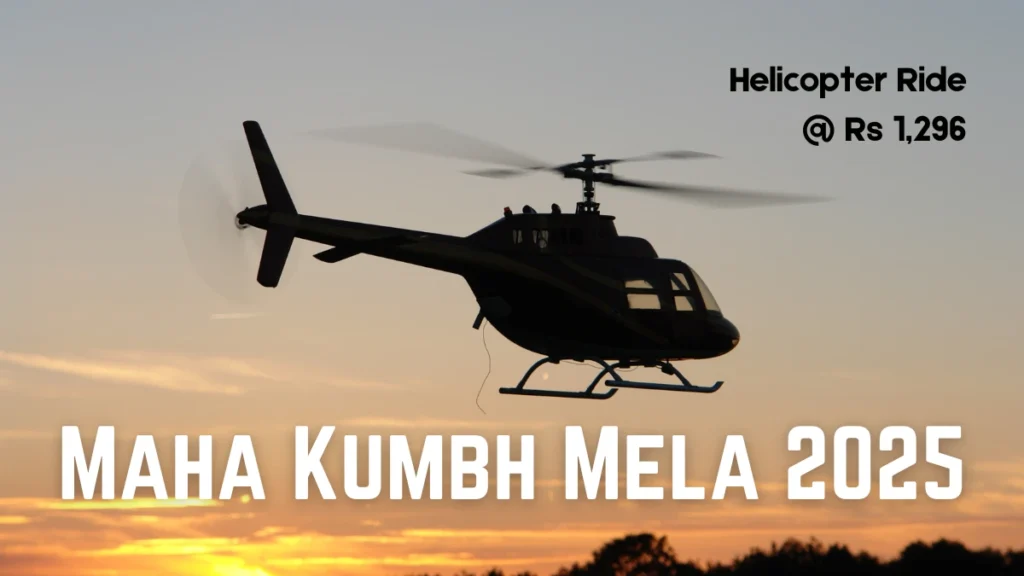 Helicopter Ride at Maha Kumbh Mela 2025
