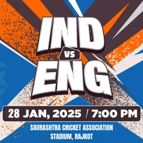 IND vs ENG 3rd T20I Rajkot Tickets on District App by Zomato