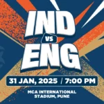 India vs England 4th T20I Pune Tickets