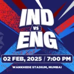 India vs England 5th T20I Mumbai Tickets