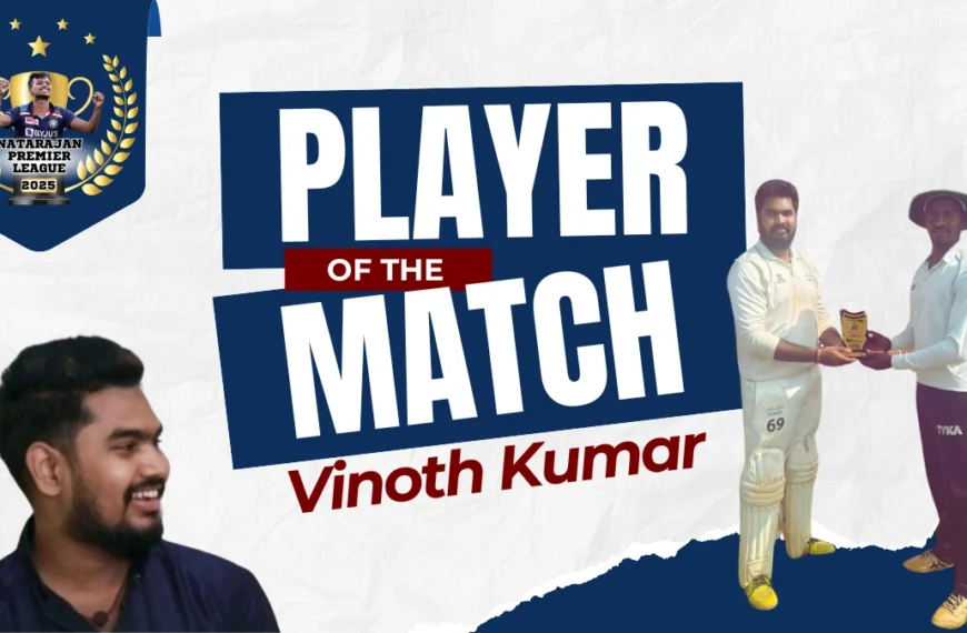 Natarajan Premier League 2025 Match 3: SPARK SMASHER X1 TRICHY Triumphs Over JACKS CRICKET ACADEMY CHENNAI