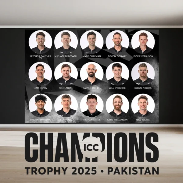 New Zealand Squad for Champions League 2025