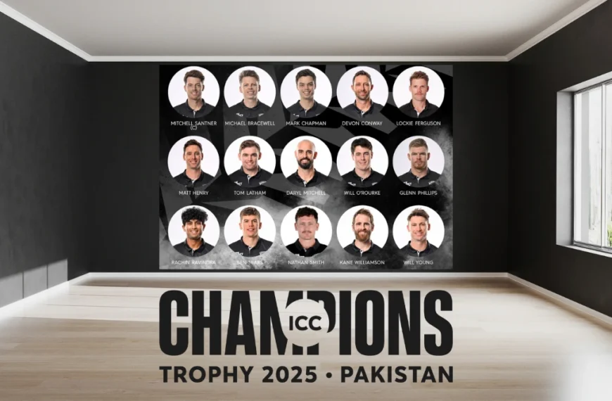 New Zealand Squad for Champions League 2025