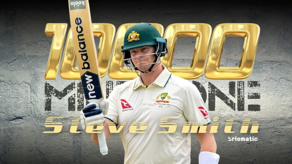 Steve Smith's Remarkable Journey to 10,000 Test Runs