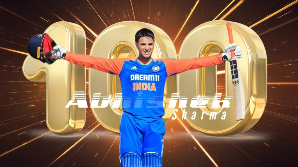 Abhishek Sharma's 37-Ball Century