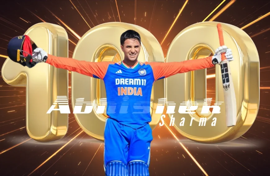 Abhishek Sharma's 37-Ball Century