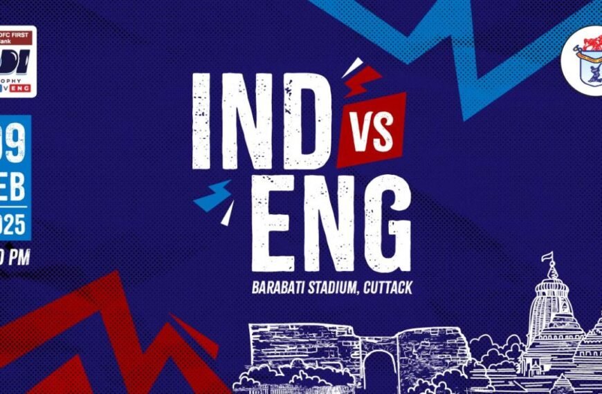 IND vs ENG ODI 2025: India vs England Cuttack Tickets