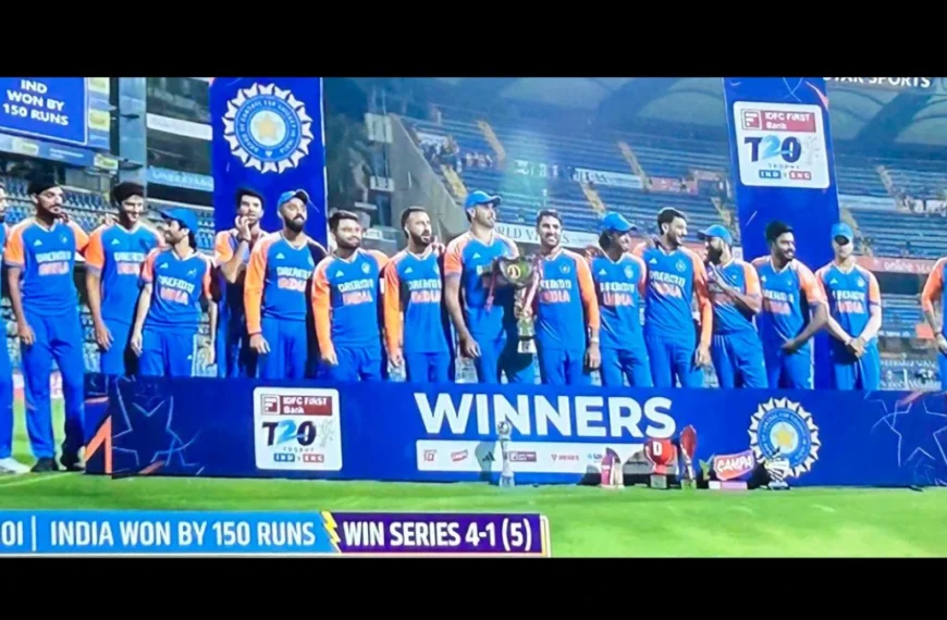 IND vs ENG T20I 2025 India Clinch Series 4-1