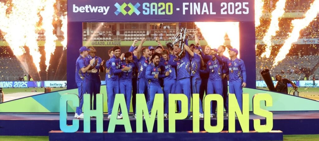 MI Cape Town have been crowned the new champions of the SA20